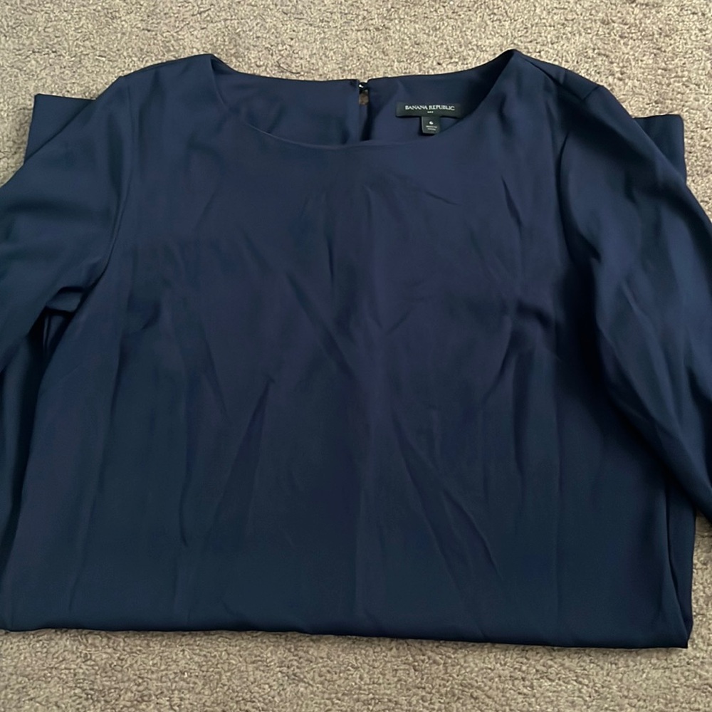 Long sleeve shift dress- Mid thigh